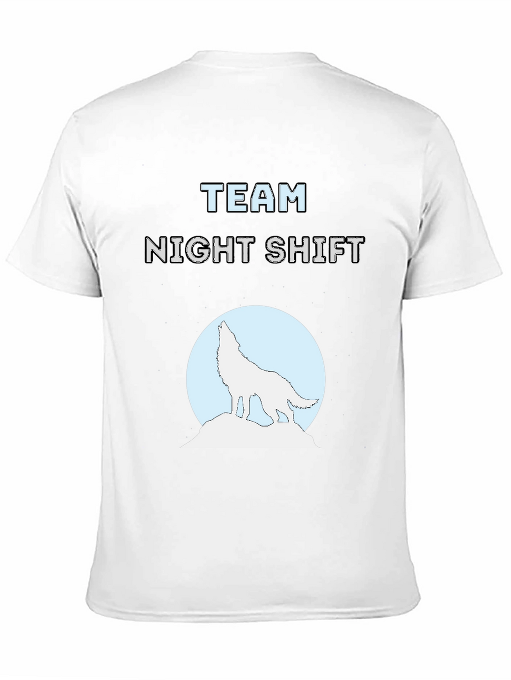 Team Night Shift Wolf Graphic Tee