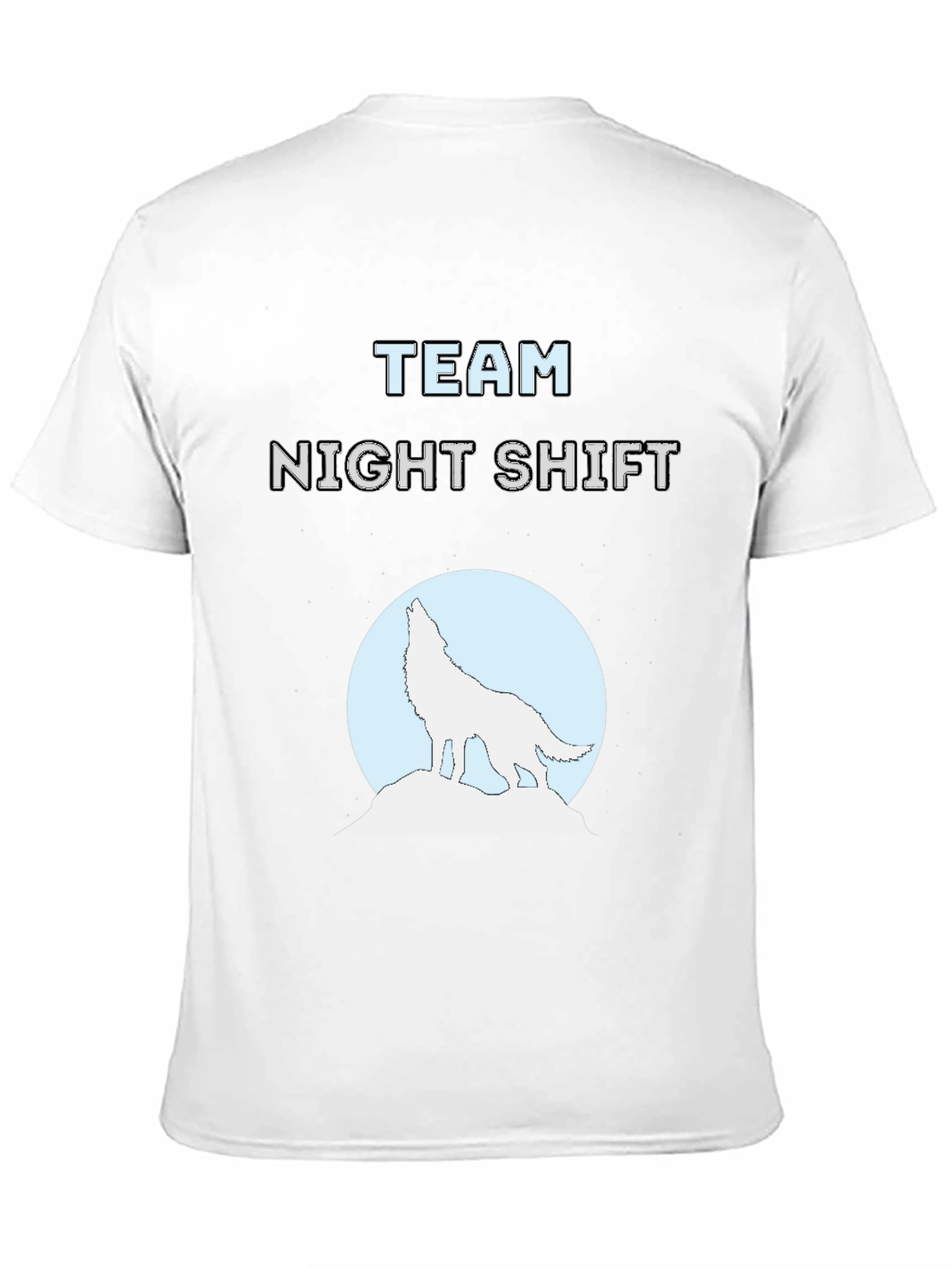 Team Night Shift Wolf Graphic Tee