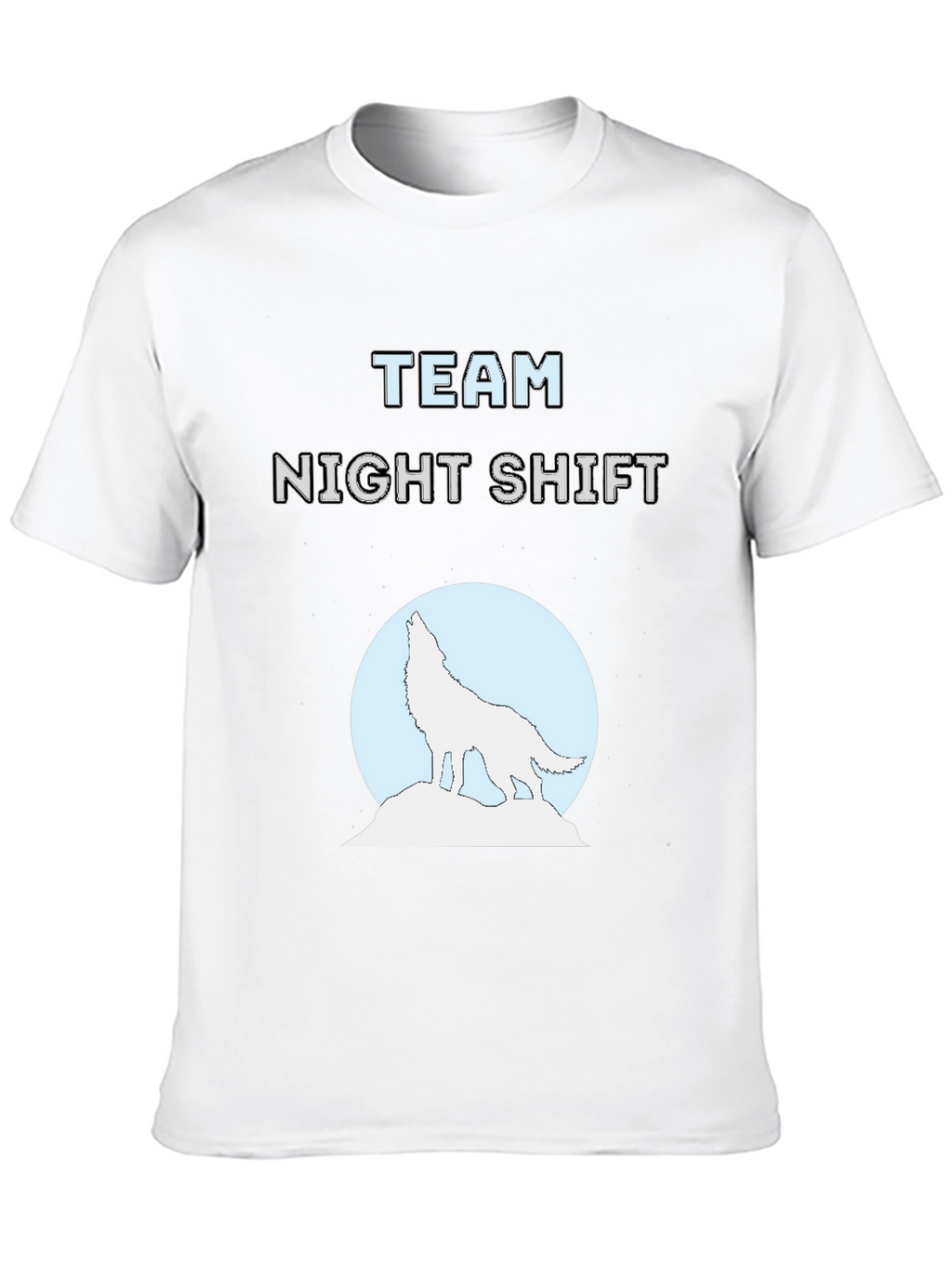 Team Night Shift Wolf Graphic Tee