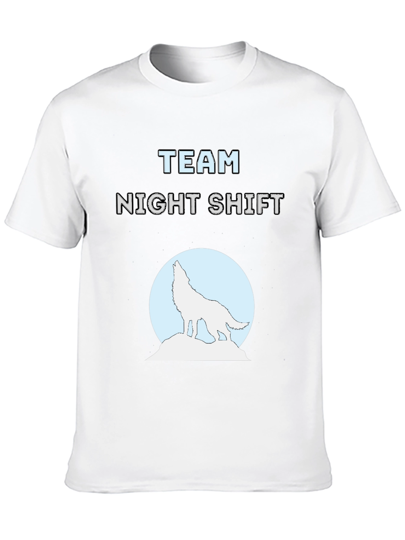 Team Night Shift Wolf Graphic Tee
