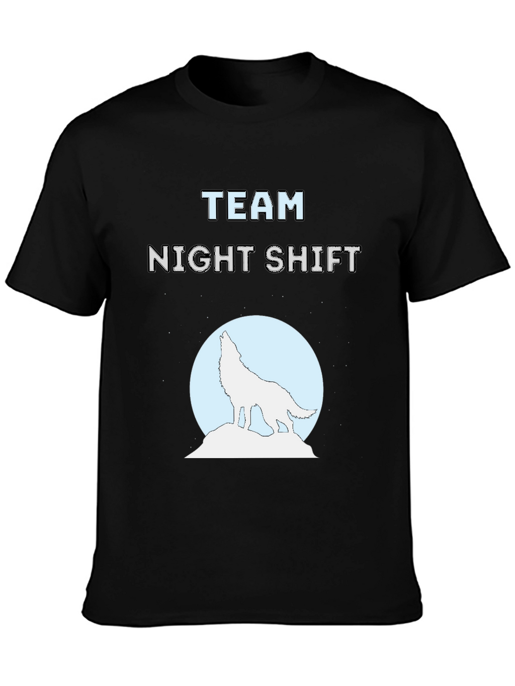 Team Night Shift Wolf Graphic Tee