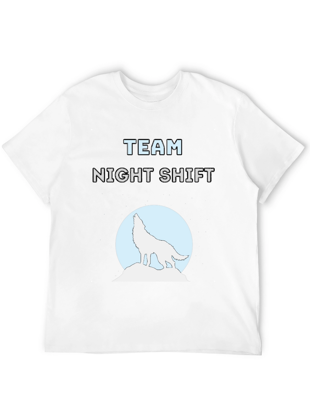 Team Night Shift Wolf Graphic Tee