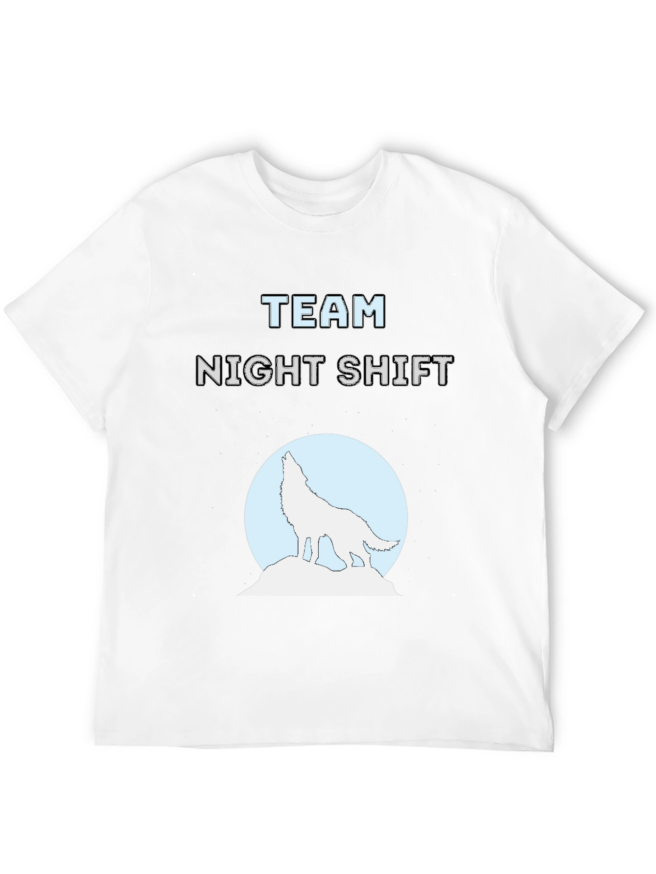 Team Night Shift Wolf Graphic Tee