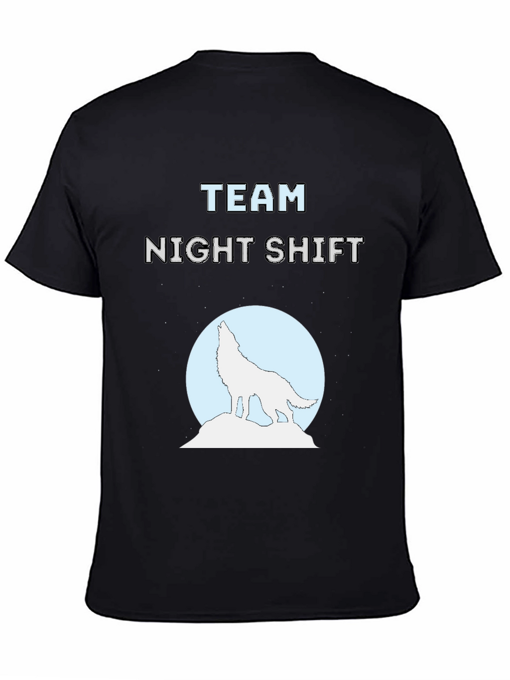 Team Night Shift Wolf Graphic Tee