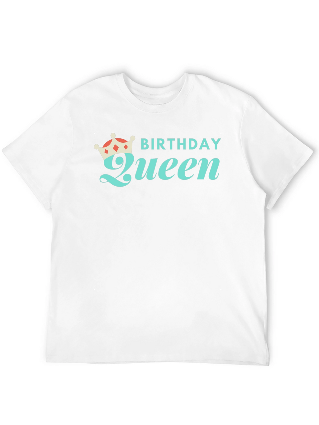 Birthday Queen Black Graphic Tee