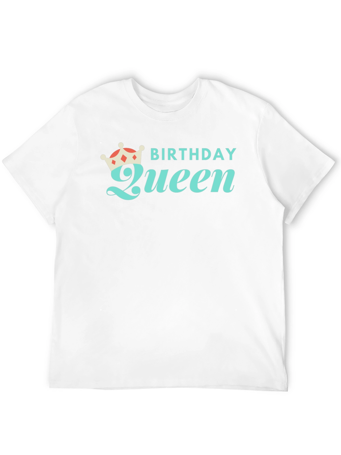 Birthday Queen Black Graphic Tee
