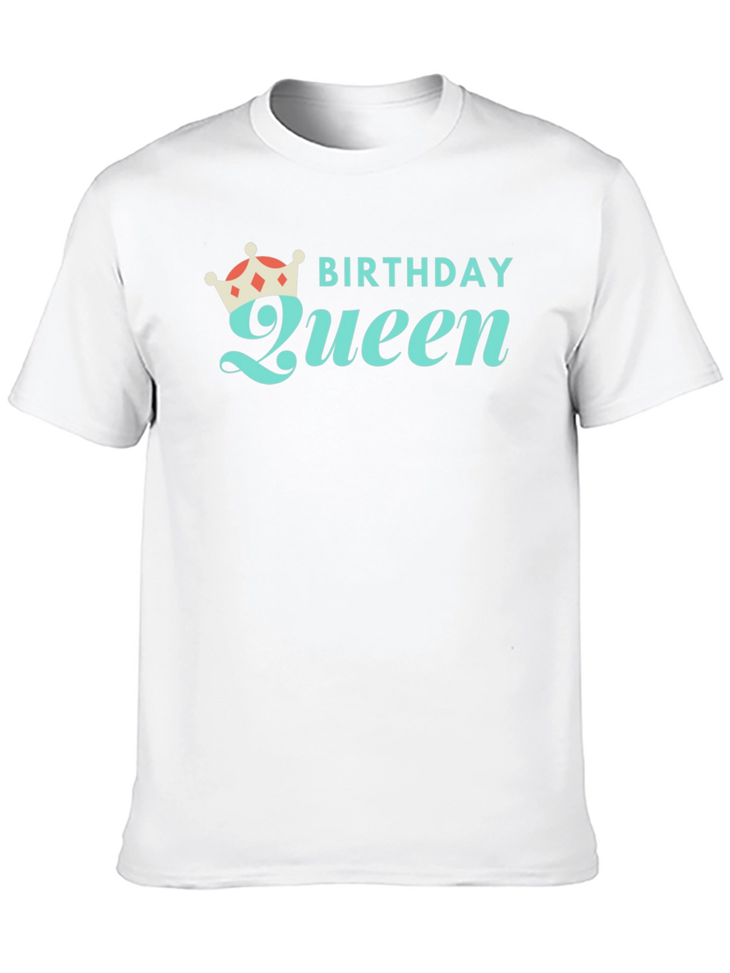 Birthday Queen Black Graphic Tee