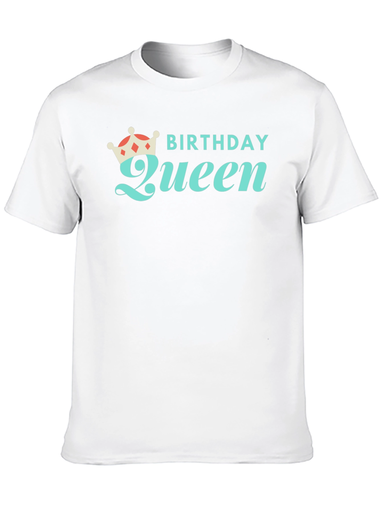Birthday Queen Black Graphic Tee