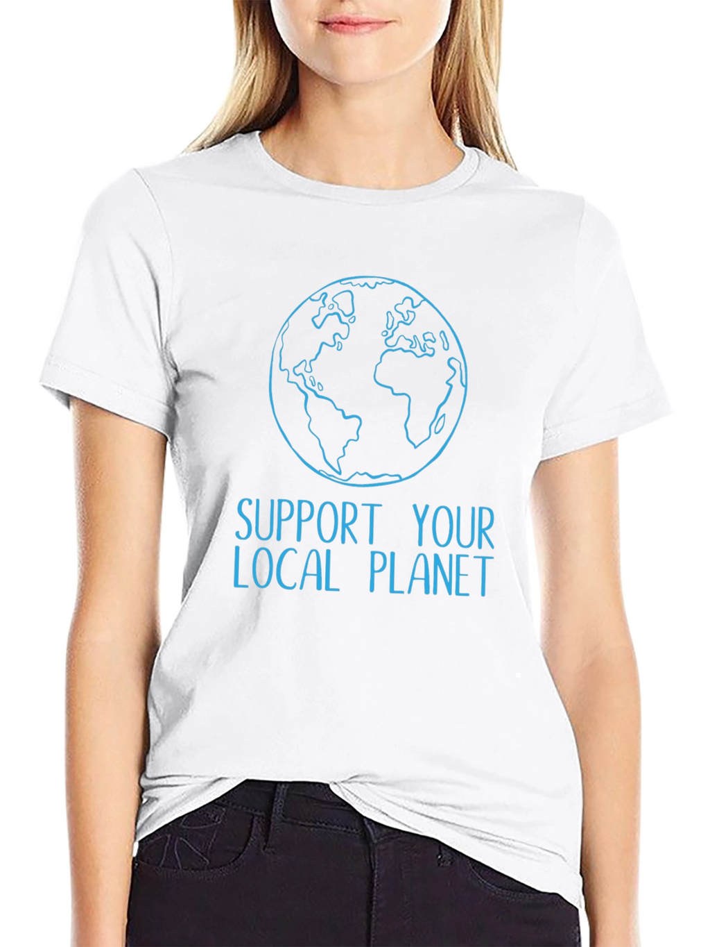 Support Your Local Planet Graphic T-Shirt