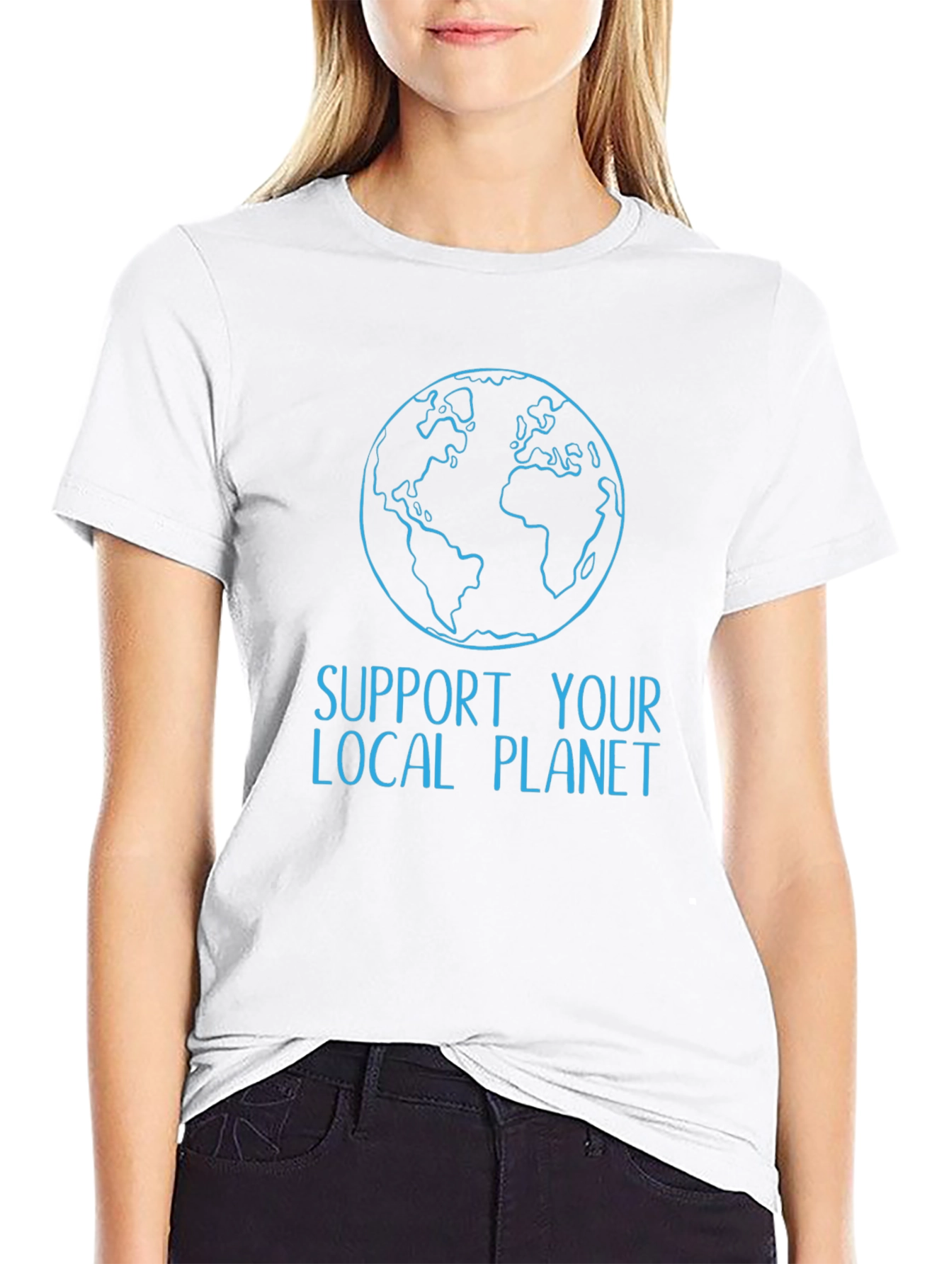 Support Your Local Planet Graphic T-Shirt