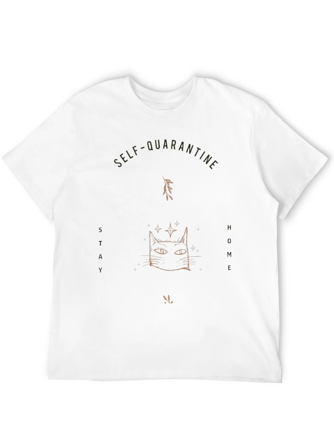 Self-Quarantine Cat T-Shirt - Stay Home!