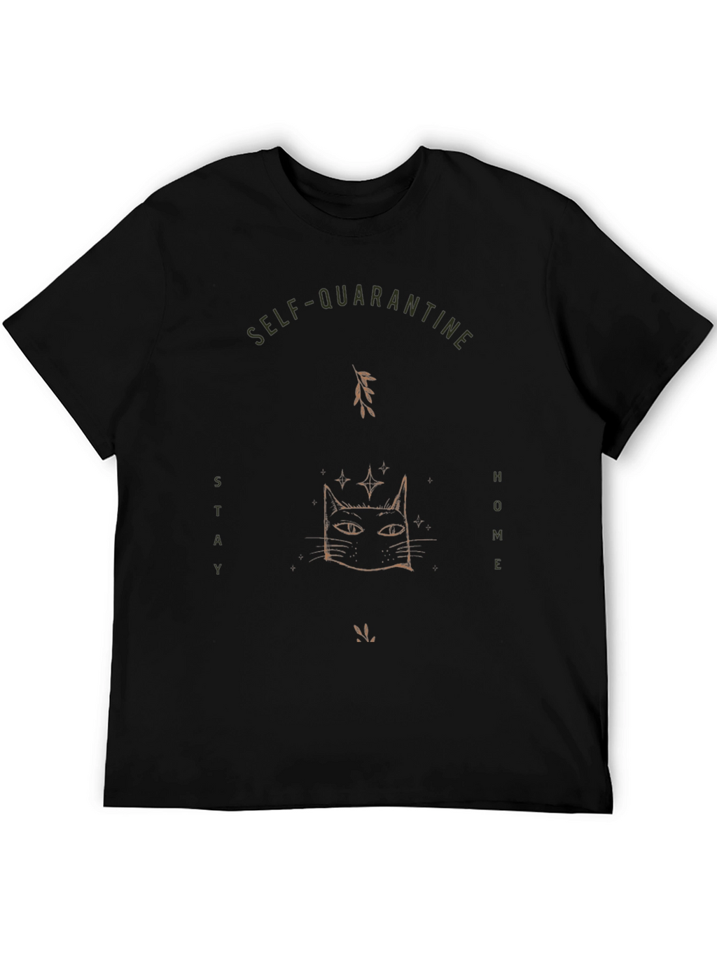 Self-Quarantine Cat T-Shirt - Stay Home!