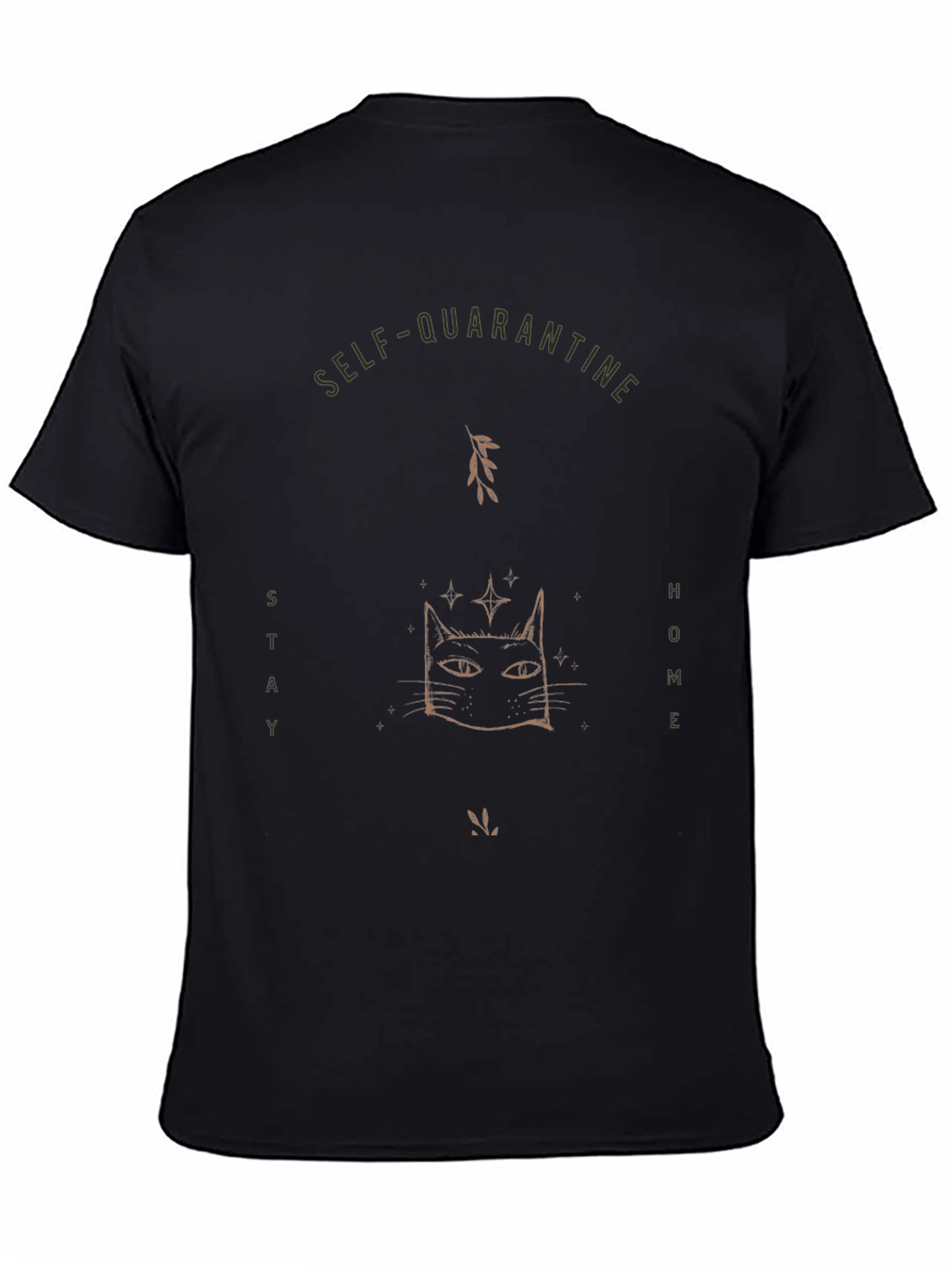 Self-Quarantine Cat T-Shirt - Stay Home!