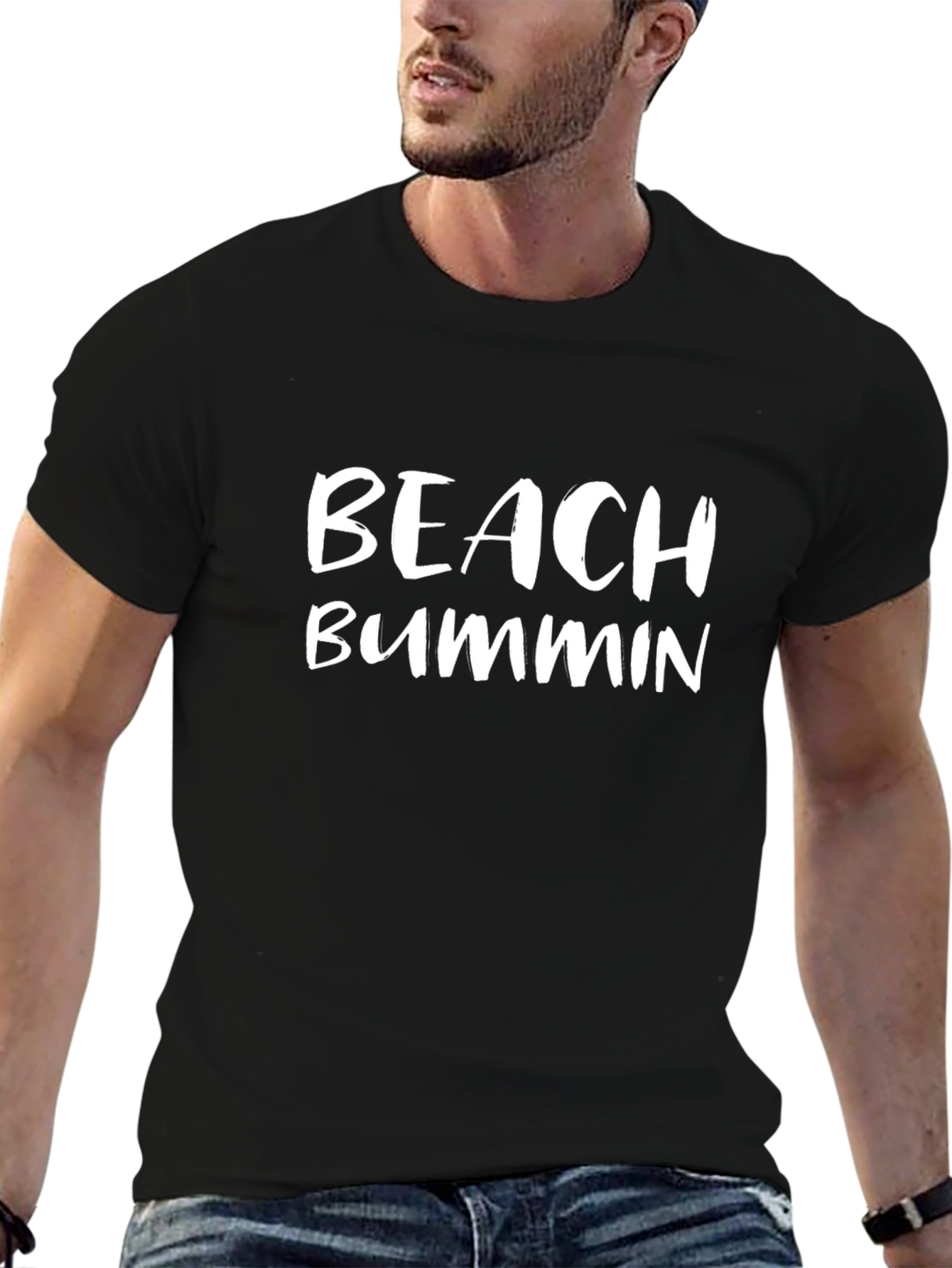 Beach Bummin Graphic Tee - Black
