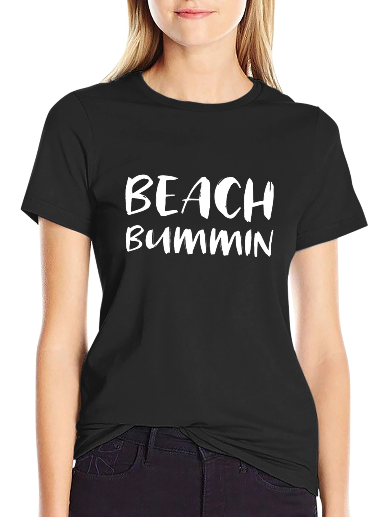 Beach Bummin Graphic Tee - Black