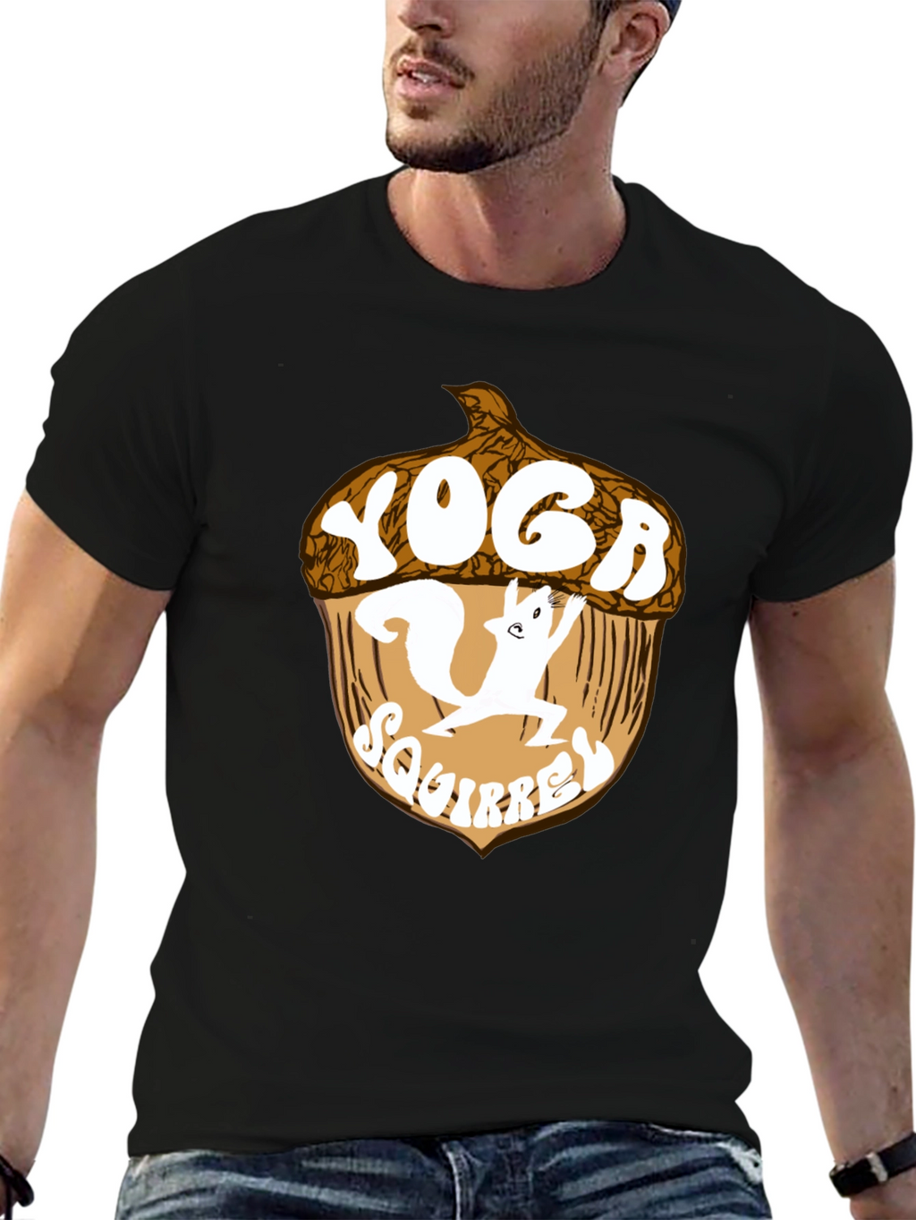 Yoga Squirrel T-Shirt: Unique Graphic Tee
