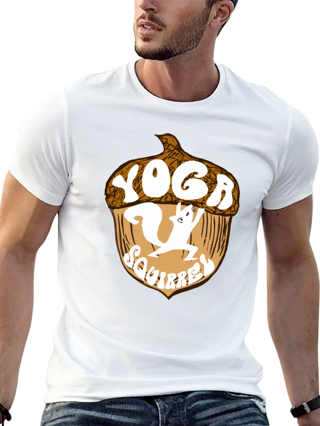 Yoga Squirrel T-Shirt: Unique Graphic Tee