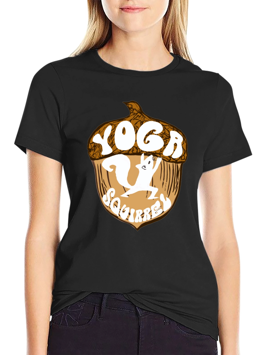 Yoga Squirrel T-Shirt: Unique Graphic Tee