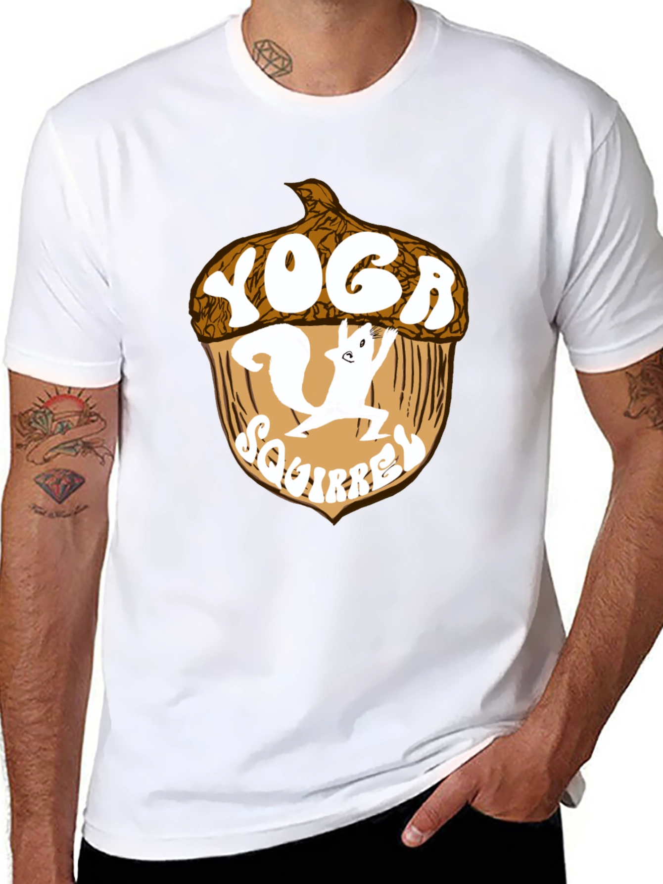 Yoga Squirrel T-Shirt: Unique Graphic Tee