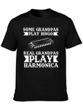 Grandpa Bingo vs Harmonica T-Shirt