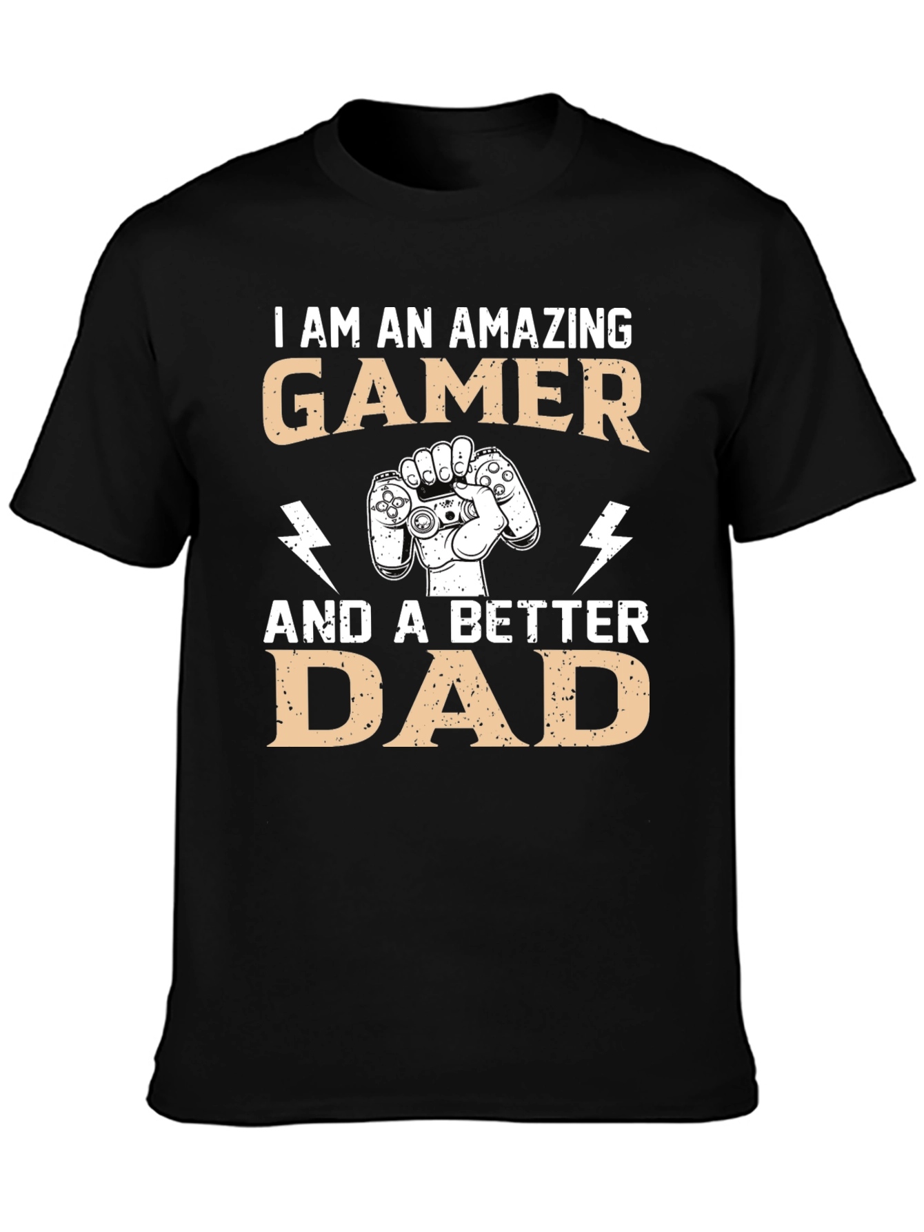 Amazing Gamer Dad Graphic T-Shirt