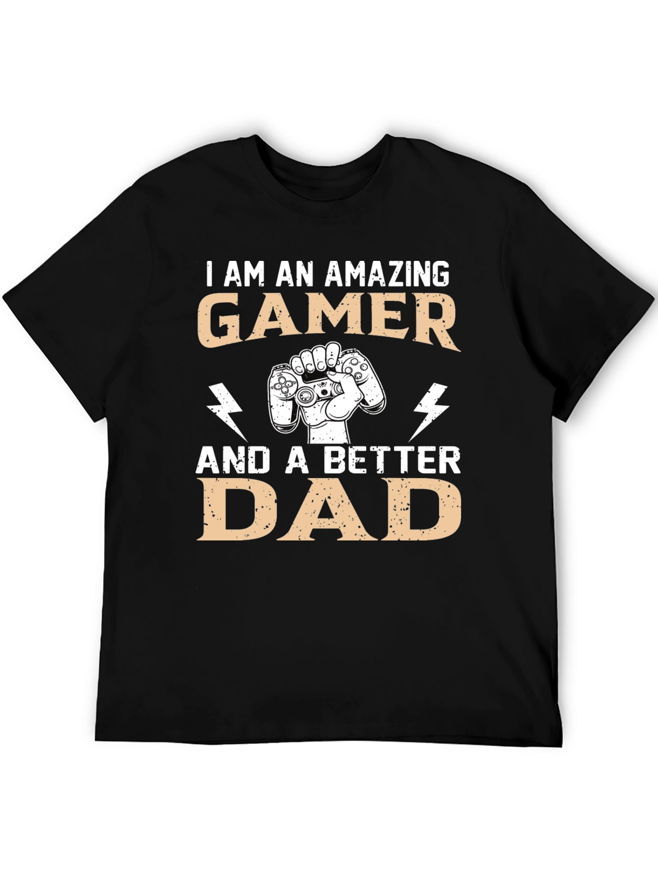 Amazing Gamer Dad Graphic T-Shirt