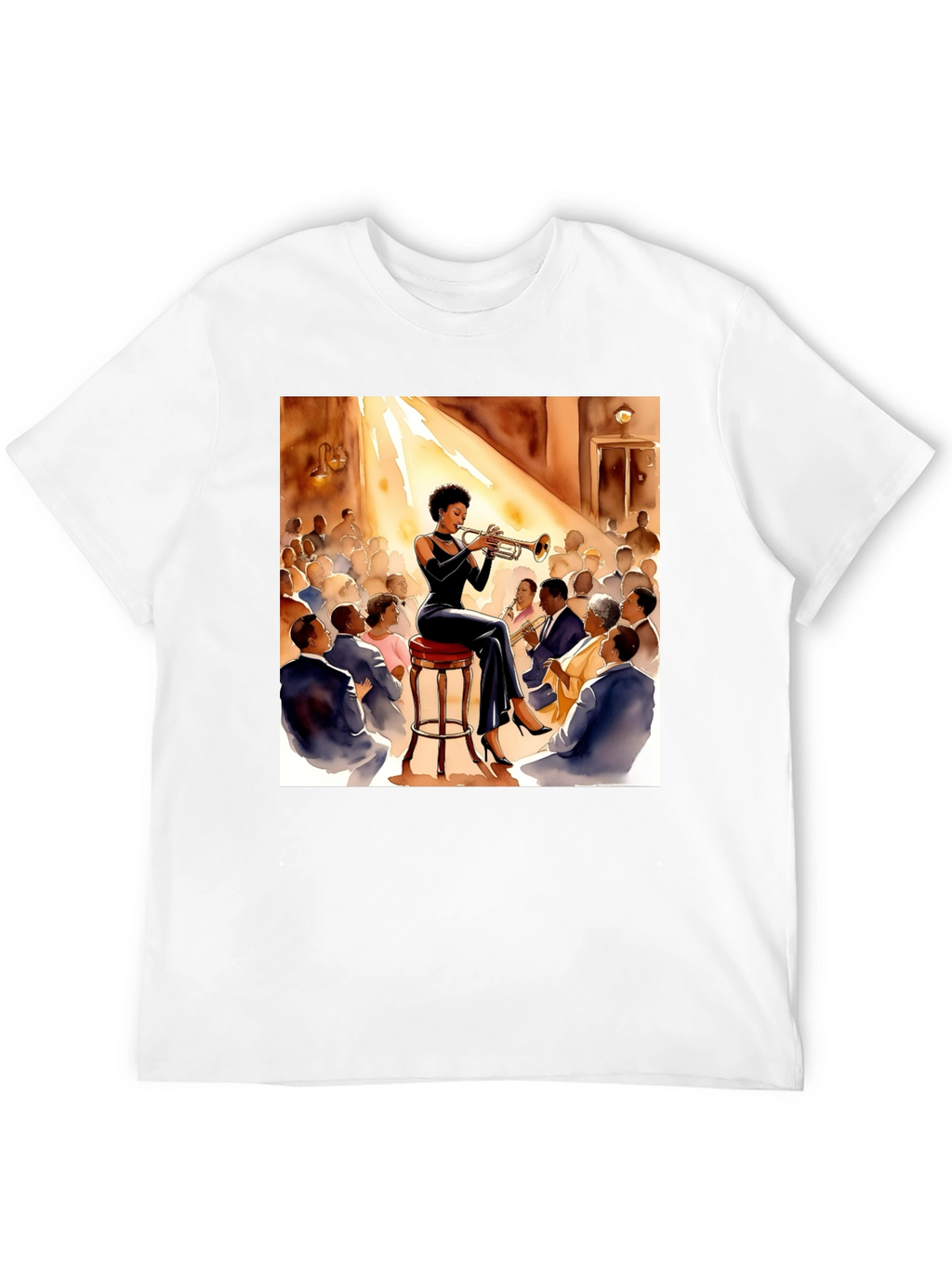 Jazz Trumpet Player Graphic T-Shirt