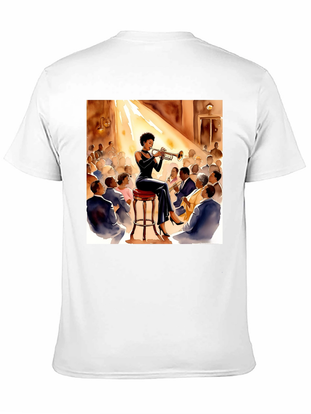 Jazz Trumpet Player Graphic T-Shirt