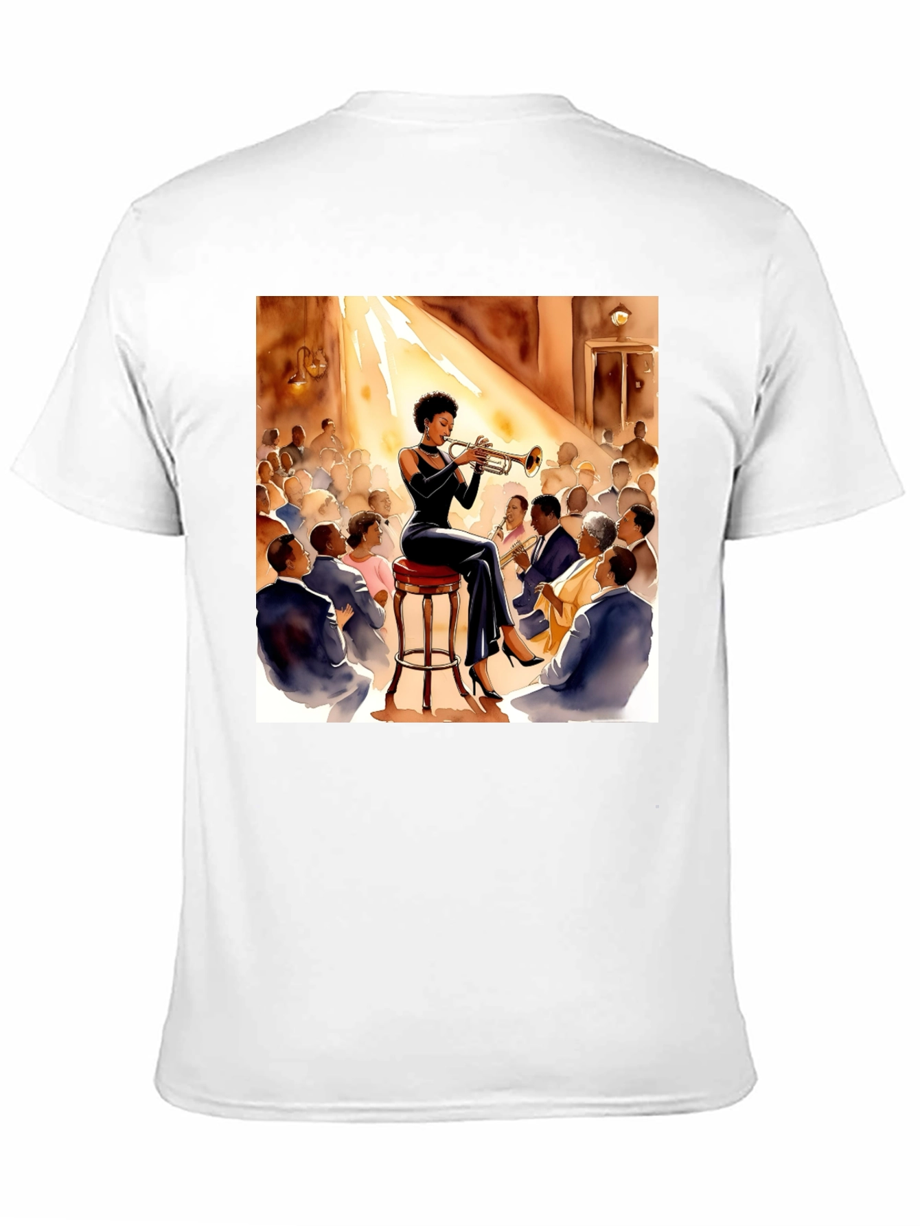 Jazz Trumpet Player Graphic T-Shirt