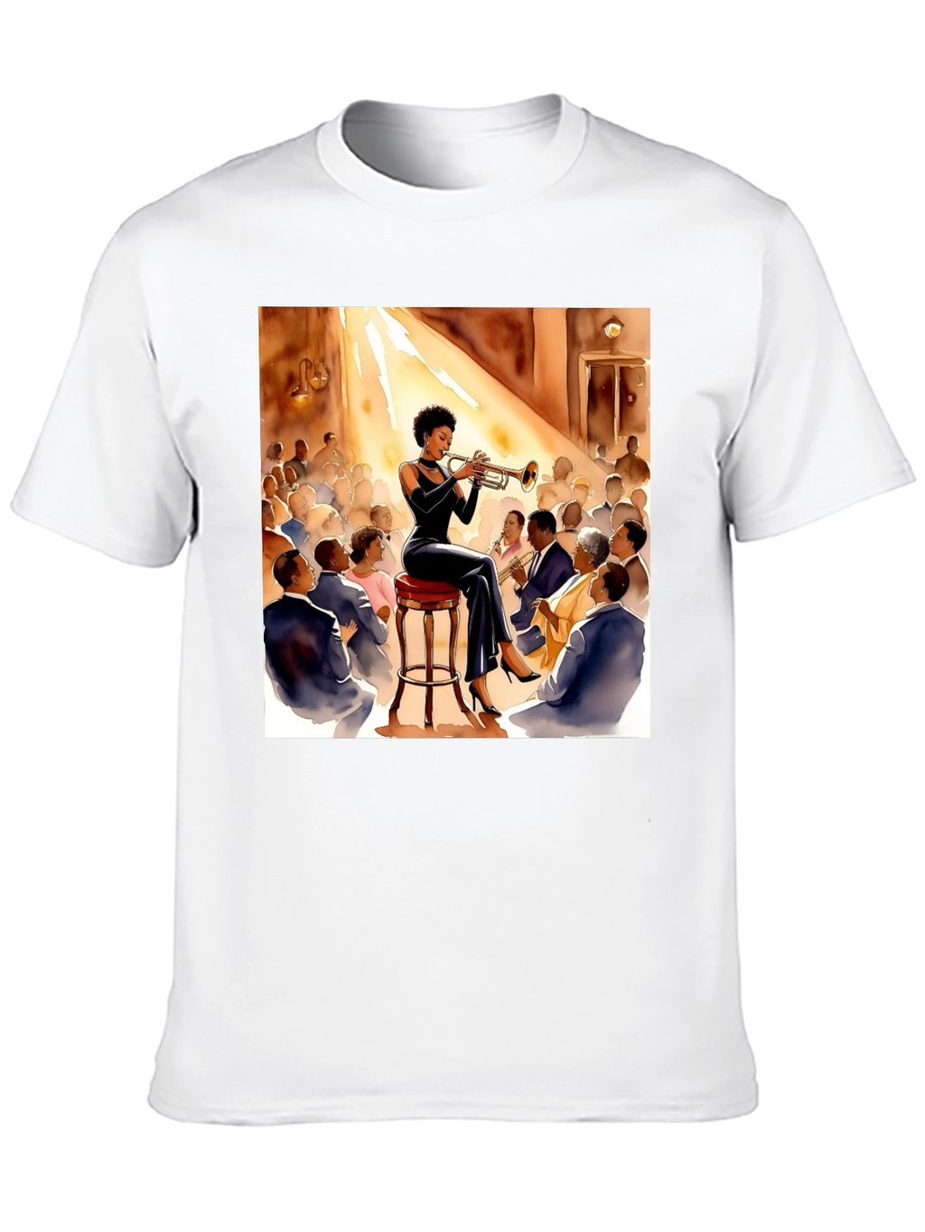 Jazz Trumpet Player Graphic T-Shirt