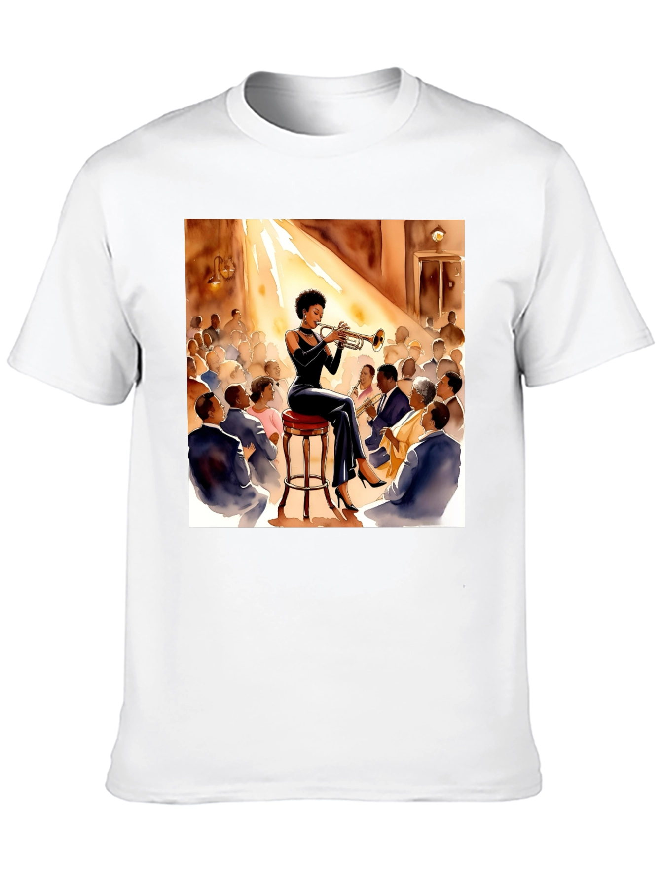 Jazz Trumpet Player Graphic T-Shirt