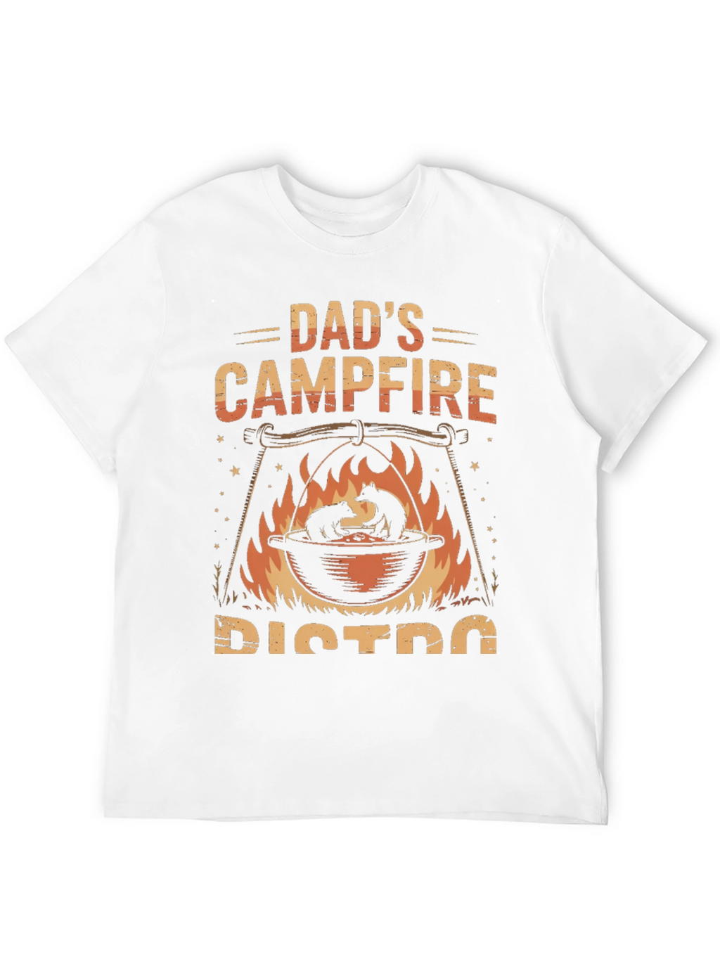 Dads Campfire Bistro T-Shirt