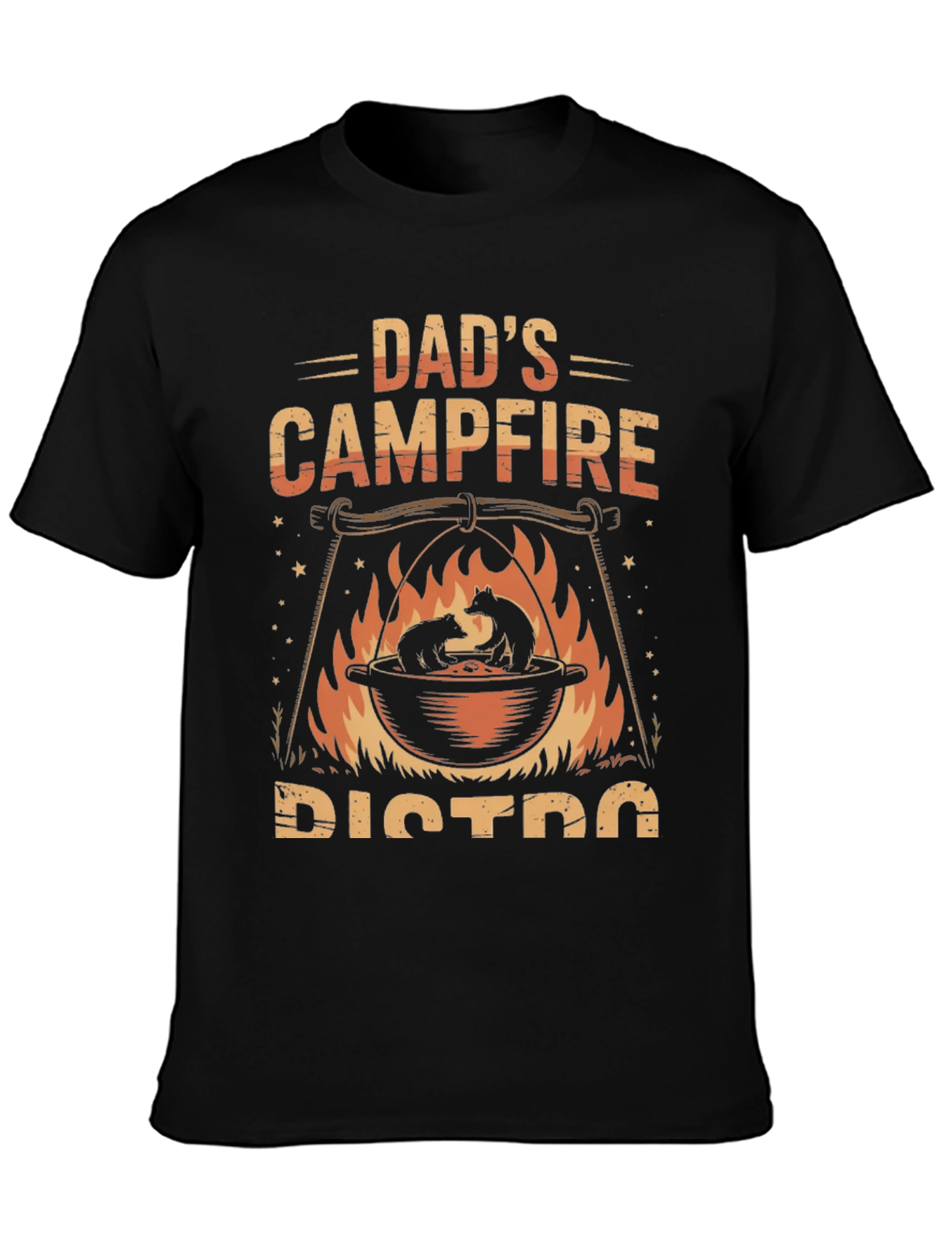 Dads Campfire Bistro T-Shirt