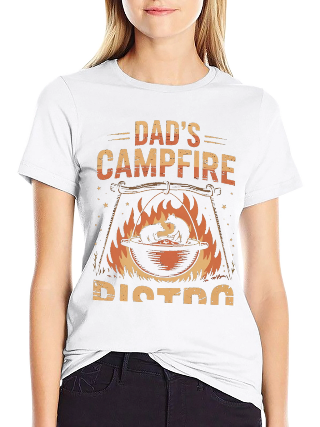 Dads Campfire Bistro T-Shirt
