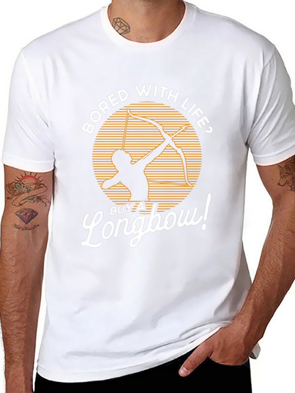 Bored with Life? Longbow T-Shirt