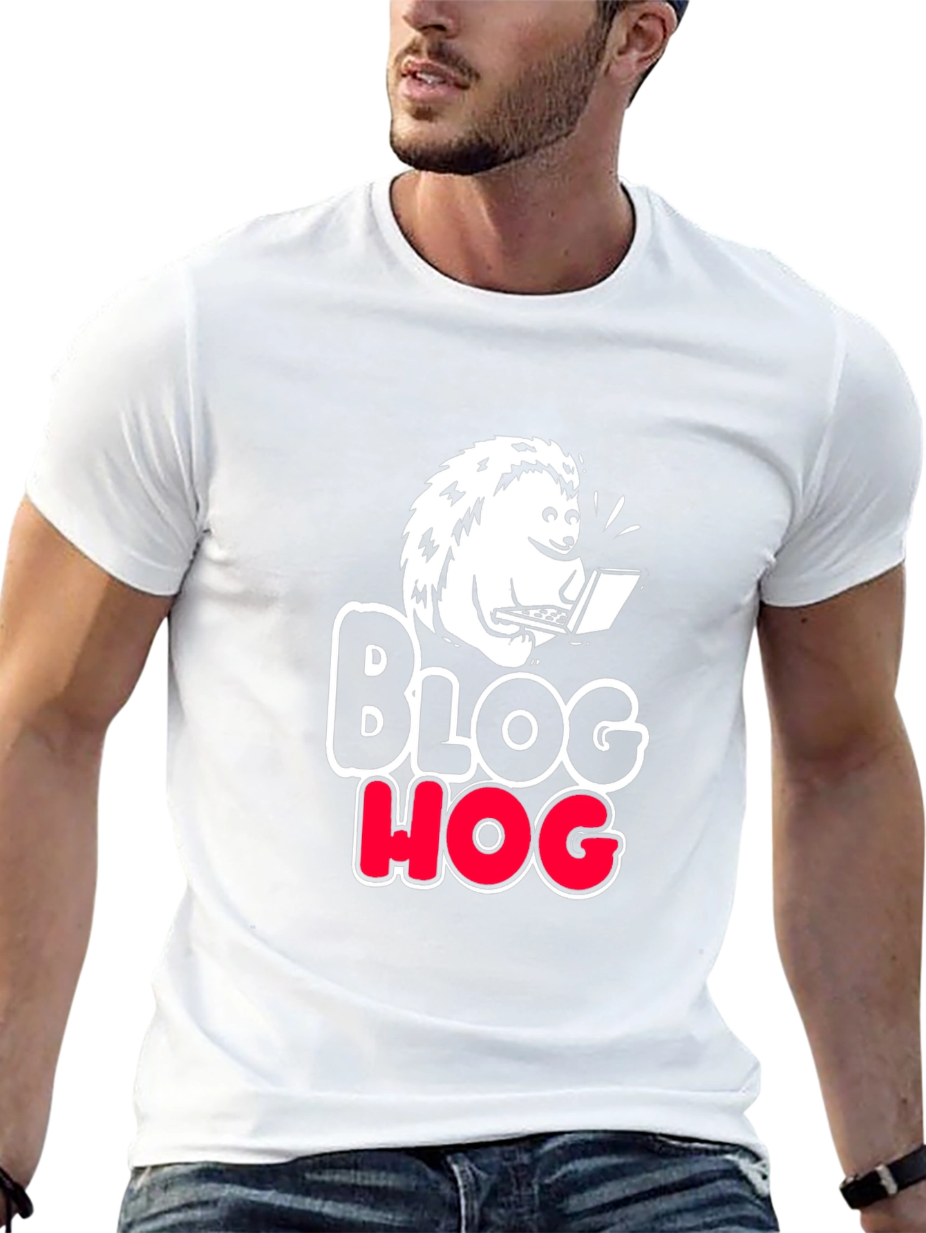 Blog Hog Graphic T-Shirt