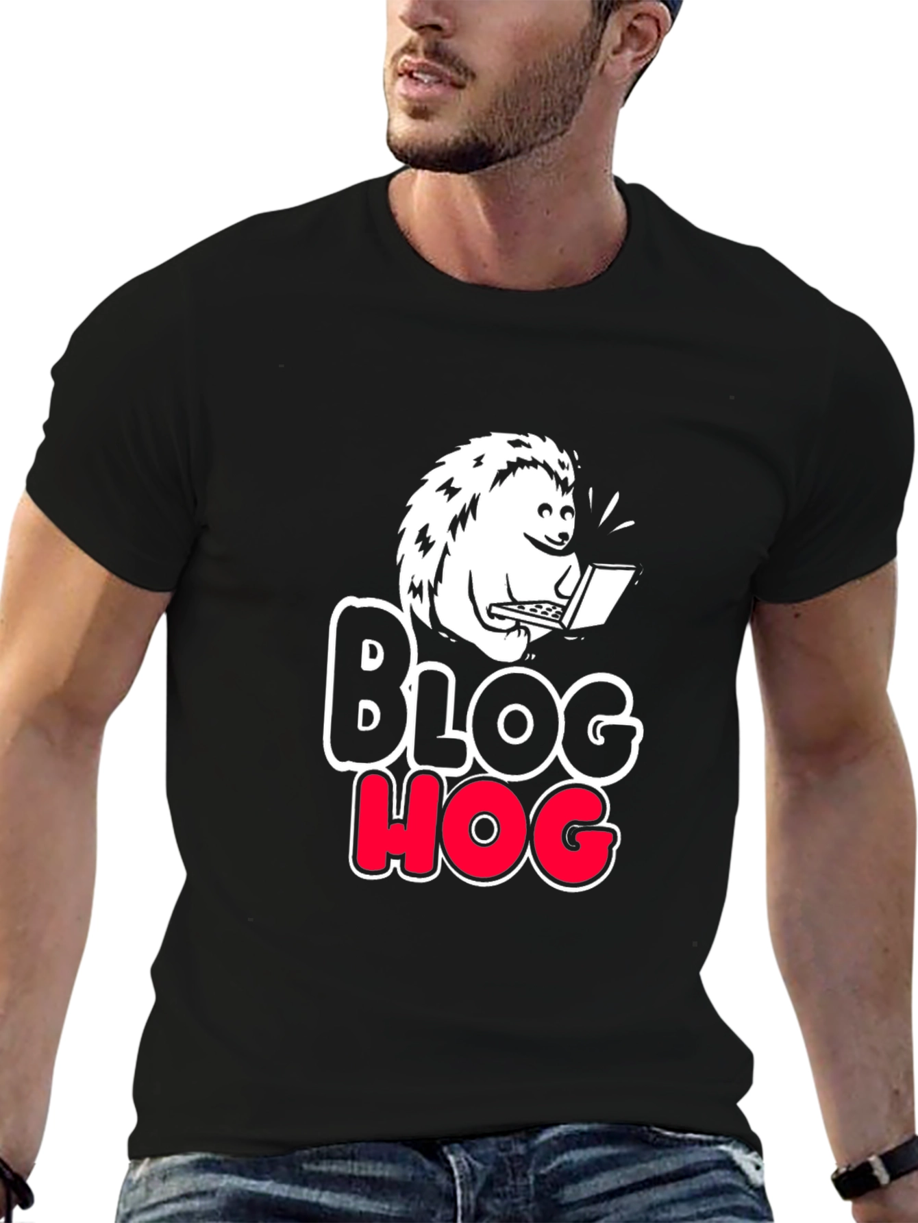 Blog Hog Graphic T-Shirt