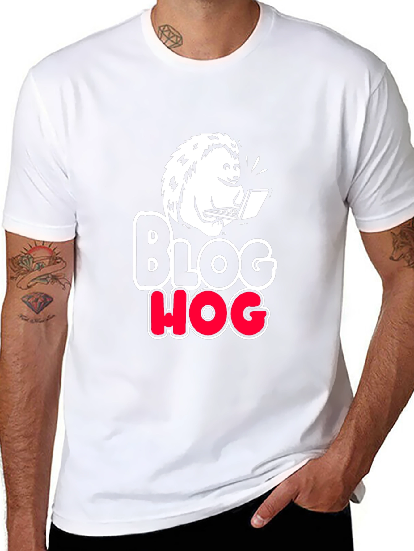 Blog Hog Graphic T-Shirt