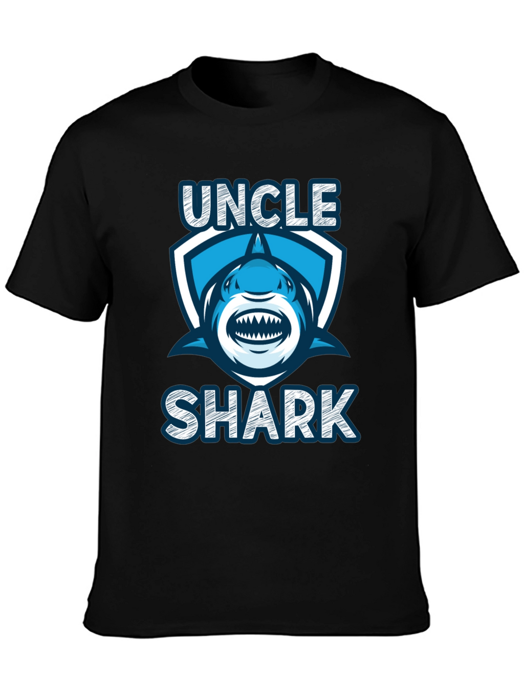 Uncle Shark Graphic Tee - Novelty T-Shirt