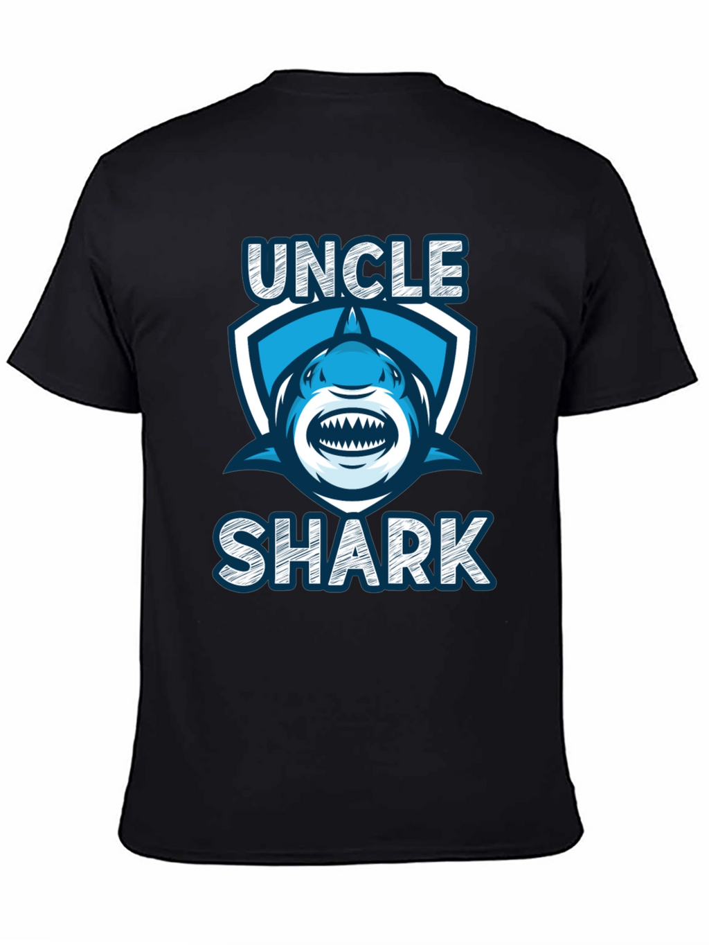 Uncle Shark Graphic Tee - Novelty T-Shirt