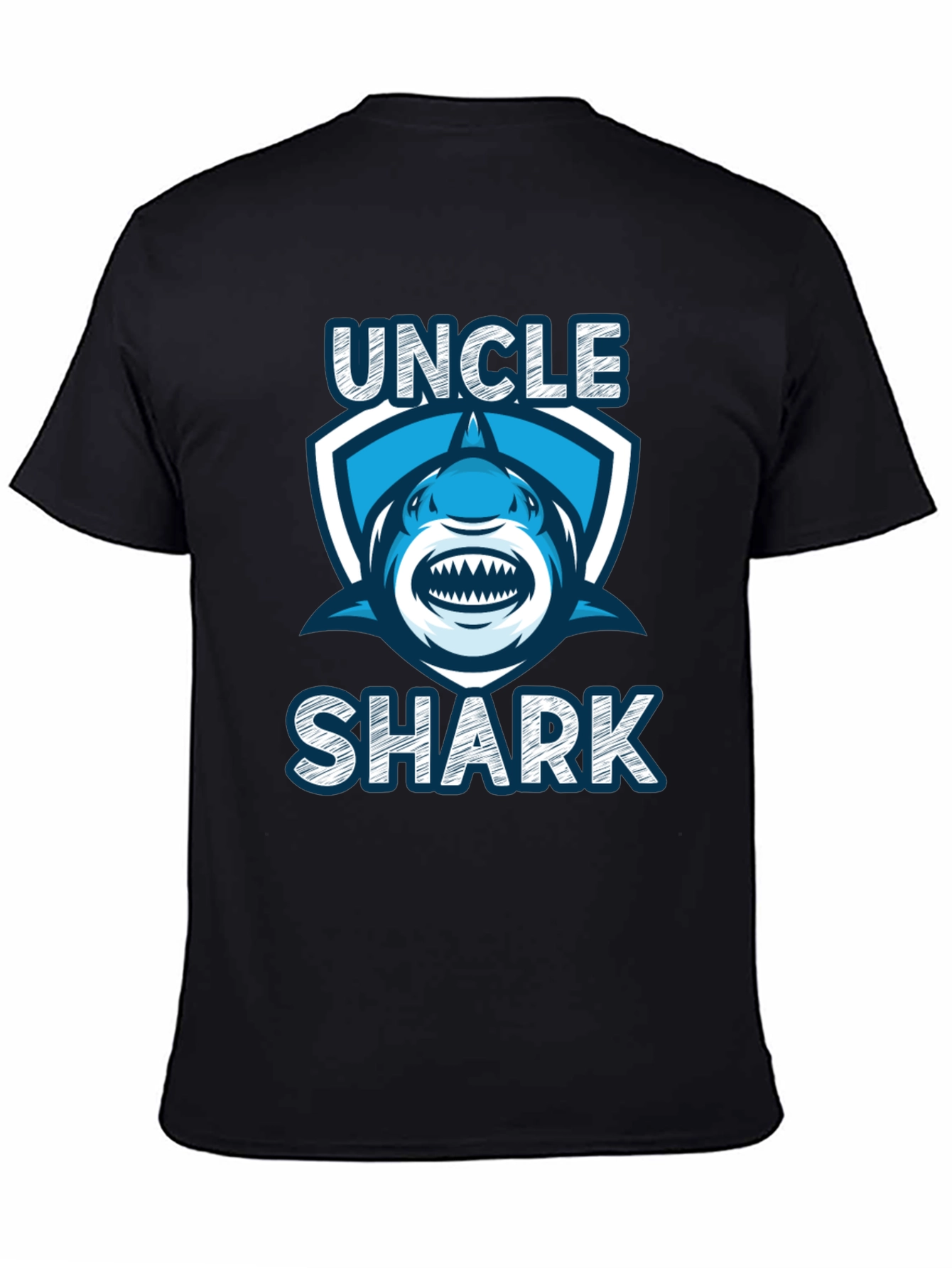 Uncle Shark Graphic Tee - Novelty T-Shirt