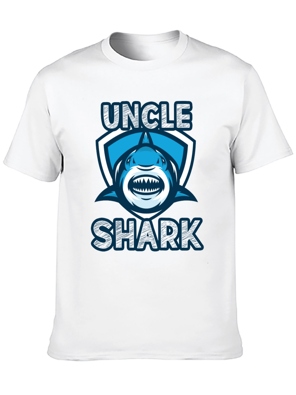 Uncle Shark Graphic Tee - Novelty T-Shirt