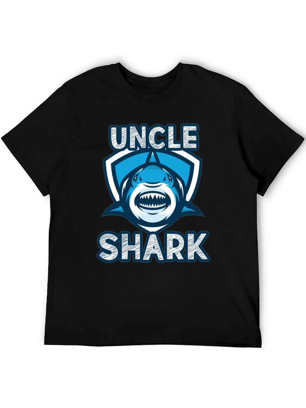 Uncle Shark Graphic Tee - Novelty T-Shirt