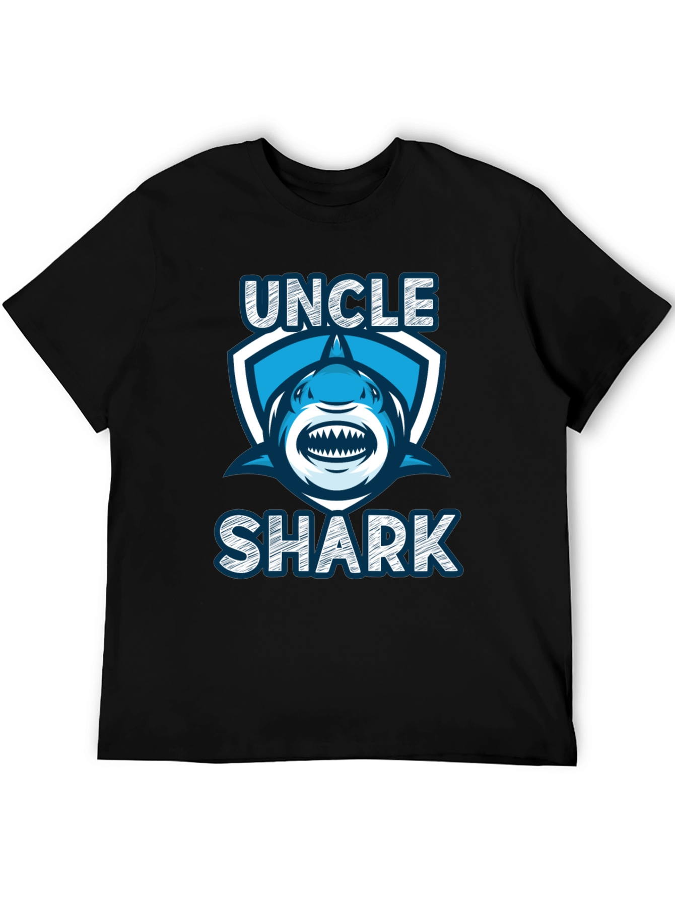 Uncle Shark Graphic Tee - Novelty T-Shirt