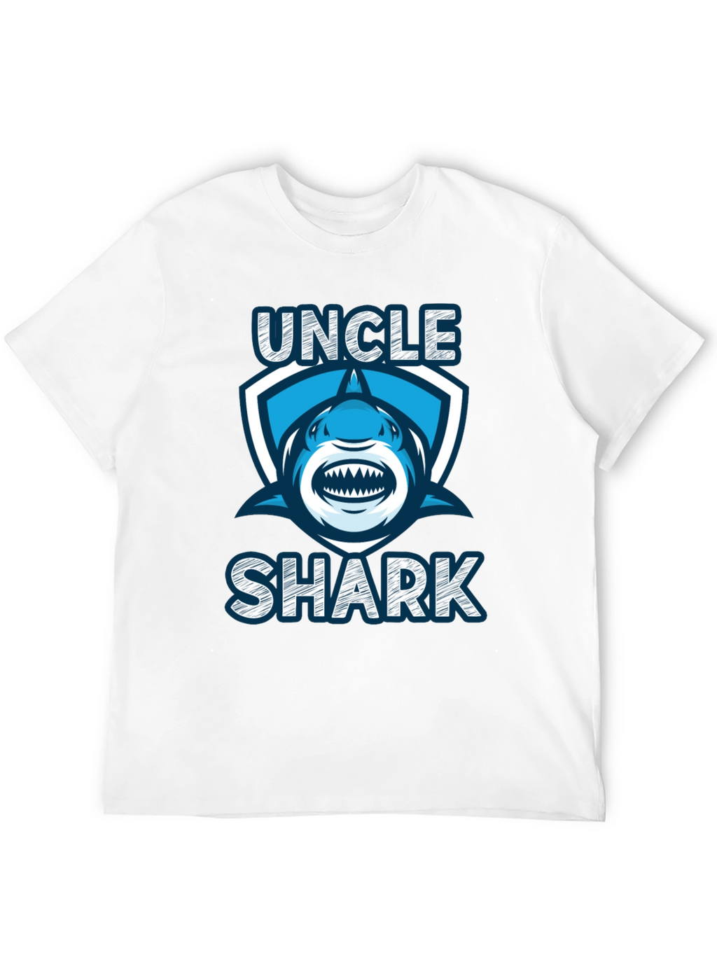 Uncle Shark Graphic Tee - Novelty T-Shirt
