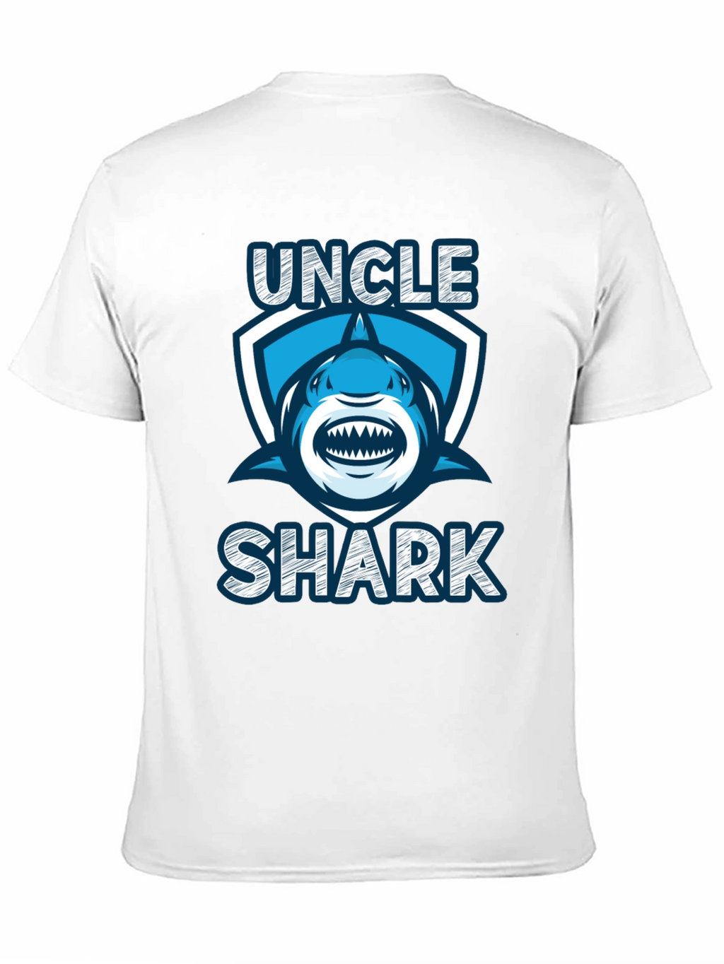 Uncle Shark Graphic Tee - Novelty T-Shirt