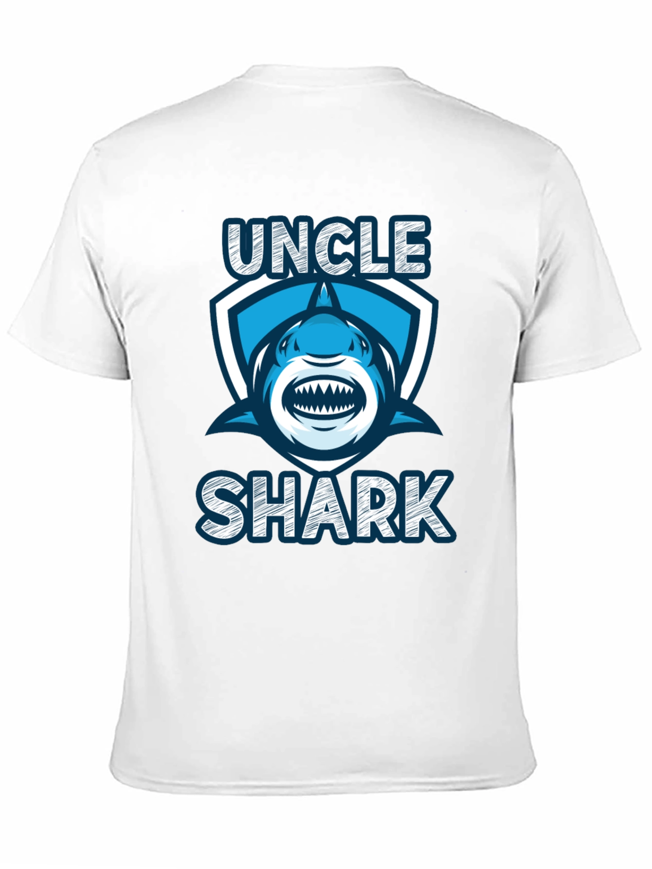 Uncle Shark Graphic Tee - Novelty T-Shirt