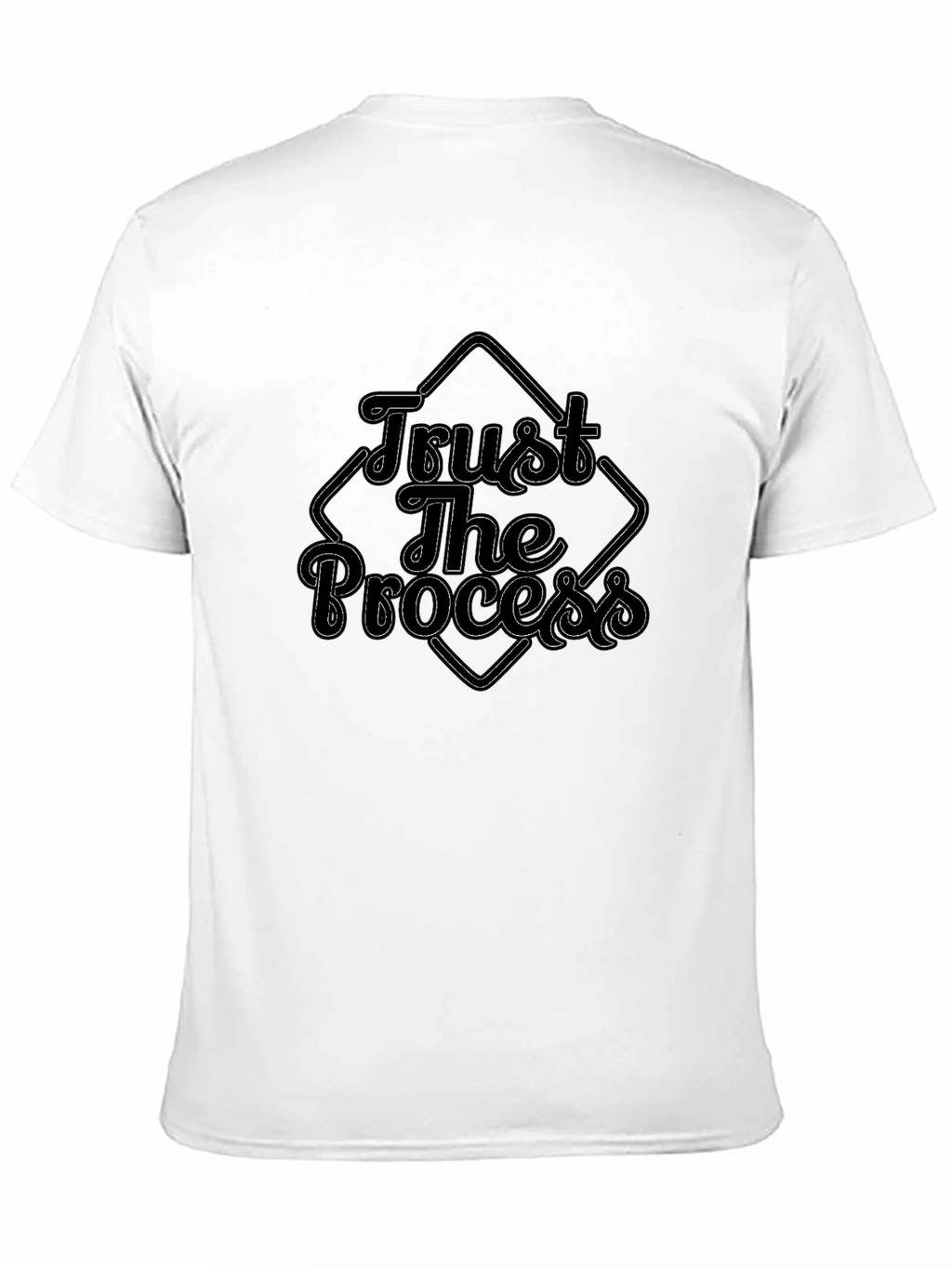 Trust The Process Black Graphic Tee