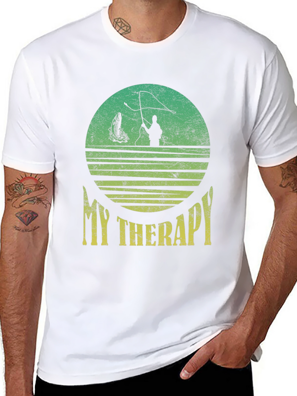 Fishing Therapy T-Shirt - Anglers Apparel
