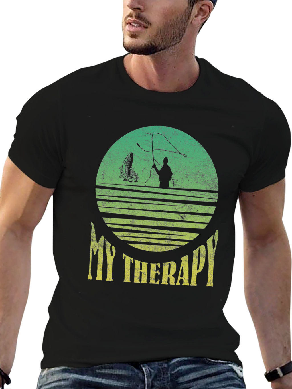 Fishing Therapy T-Shirt - Anglers Apparel
